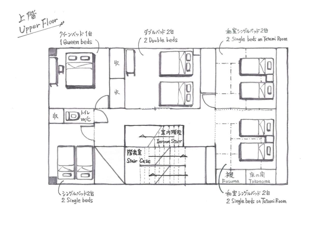 Konjaku-So Dotonbori Penthouse Stay Ōsaka Exterior foto